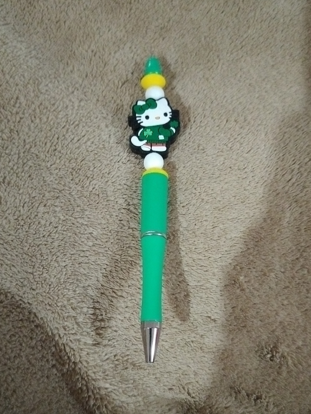 Green Hello Kitty Decorative Pen